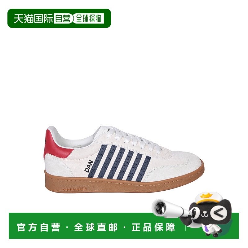 1h可退 香港直邮Dsquared2 二次方 男士 条纹低帮运动鞋 SNM03641,流行男鞋,时尚休闲鞋,淘宝优惠券,粉丝福利购,淘宝优惠卷