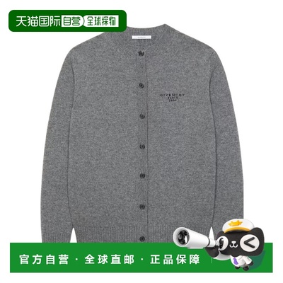 1h可退 香港直邮GIVENCHY 女士针织衫 BWK00P4ZSN033 AW2025 灰色