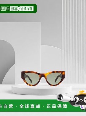 香港直邮Saint Laurent 徽标太阳镜 SLM94