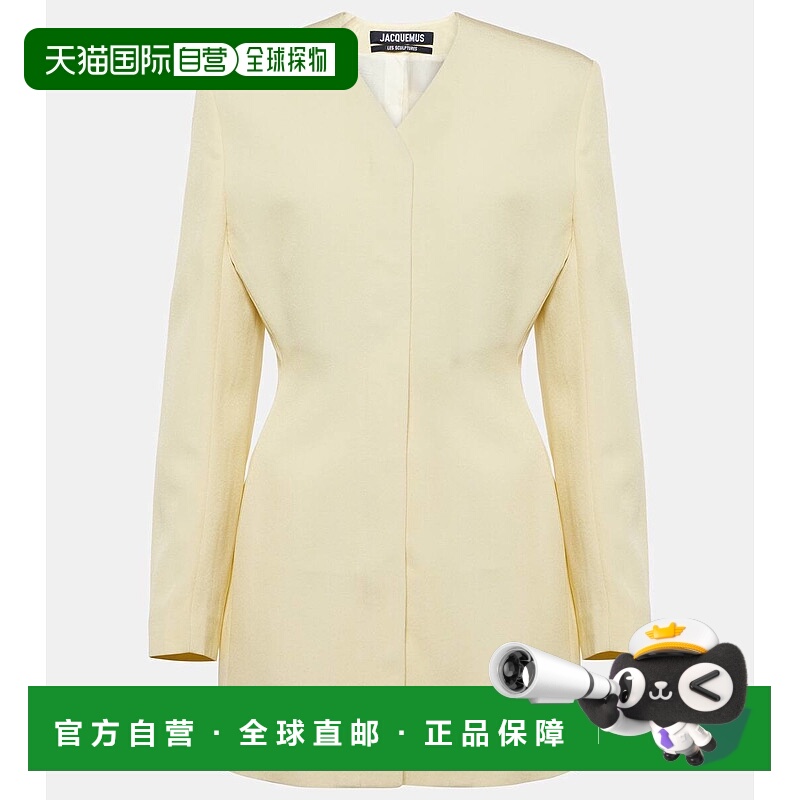 1h可退 香港直邮Jacquemus 女士 La Cubo 长袍迷你连衣裙