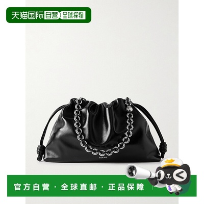 1h可退 香港直邮潮奢 LOEWE 罗意威 女士 Flamenco 大号精饰皮革