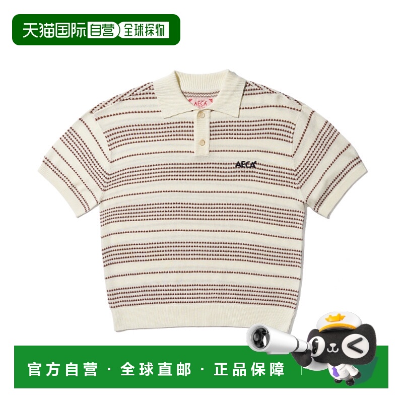韩国直邮AECA 公用男针织AWCMSSBEKNIOV002C0HB STRIPE STRUCTURE
