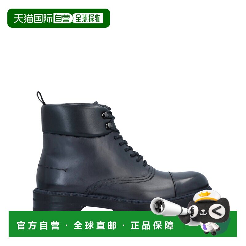 香港直邮Bally 巴利 男士 脚踝靴 GREY灰色 时尚舒适工装靴皮靴