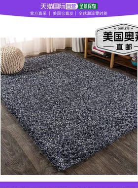 jonathan yMercer Shag Plush Area Rug - denim blue 【美国奥莱
