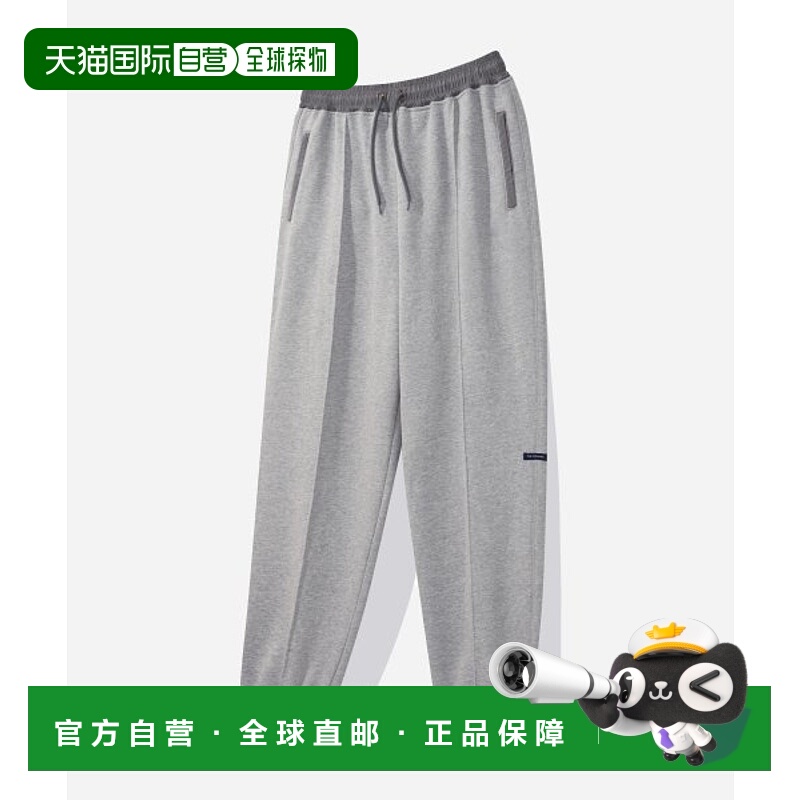 韩国直邮YALE COLOR BLOCK SWEAT JOGGER PANTS GRAY运动裤YD07PT