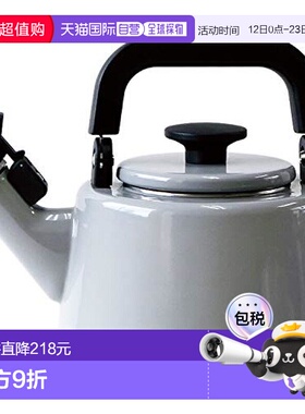 【日本直邮】Fuji Horo富士珐琅水壶吹哨烧水壶家用 IH兼容大容量