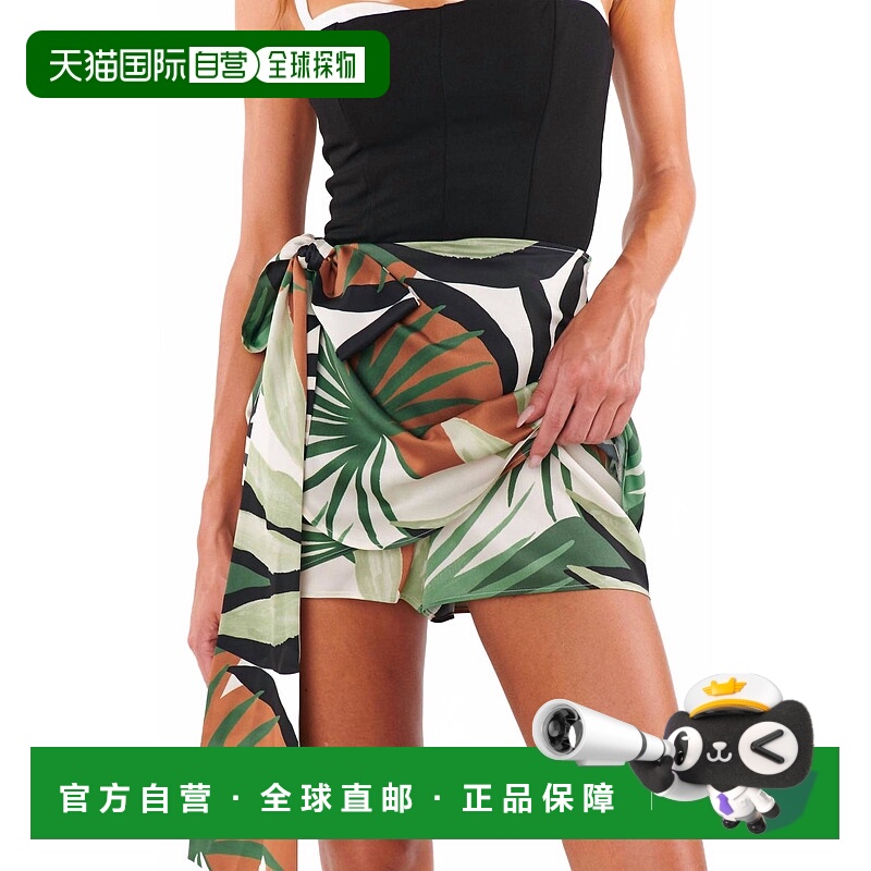 自营show me your mumuIva Bow Mini Skort In Multi - multi 美
