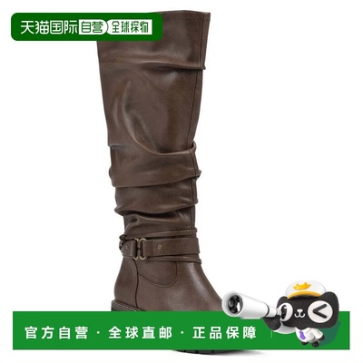 自营White Mountain Crammers Boots Women's Chestnut Faux Leat