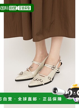 日本直邮SLY 带腰带细跟凉鞋 [SL3994BW030514] 黑色高跟鞋拖鞋