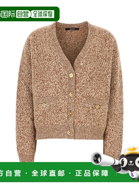 1h可退 香港直邮Versace 范思哲 女士 长袖开衫 10134371A15451