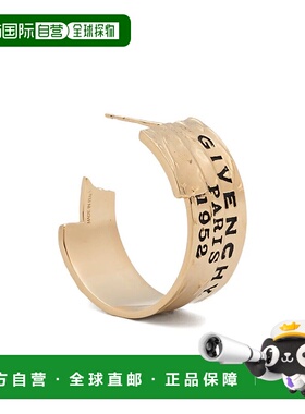 香港直邮GIVENCHY 女士耳饰 BF115FF003966 AW2025 金色 GIVENCHY