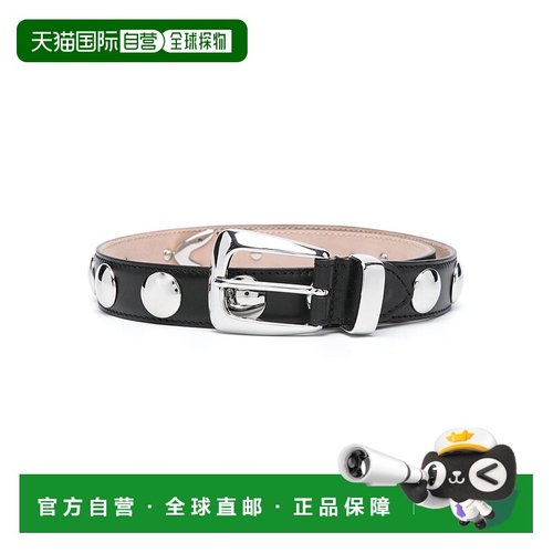 1h可退 香港直邮潮奢 KHAITE 女士 Benny 铆钉腰带 10014763