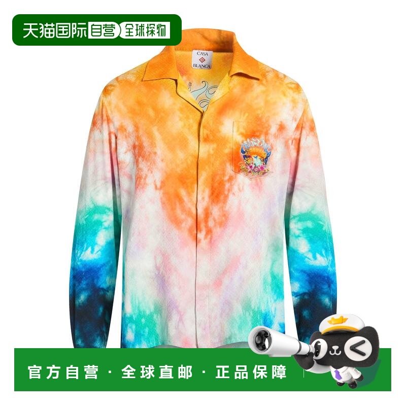 1h可退 香港直邮Casablanca 男士 衬衫 orange橙色 舒适时尚,男装,衬衫,淘宝优惠券,粉丝福利购,淘宝优惠卷