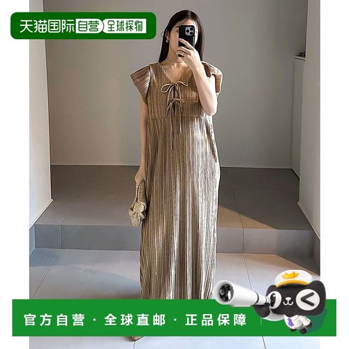 日本直邮KOBE LETTUCE 前后2way百褶连衣裙 [E3469]裙子