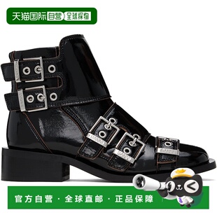 甘尼 女士 黑色 1h可退 Buckle GANNI Feminine Nap 香港直邮潮奢