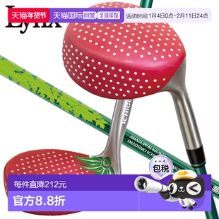 日本直邮Lynx Golf 女士草莓色挖起杆角度切杆沙坑杆