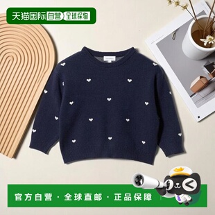 1h可退 日本直邮green label relaxing 爱心提花套头衫