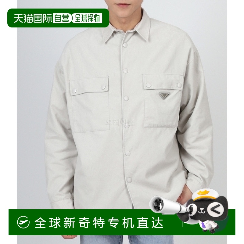 韩国直邮PRADA SC556 S221 1JHC F0K74 长袖衬衫