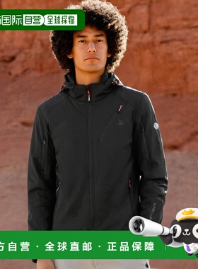 【日本直邮】Komine摩托JK-5792防护冬用防风衣-IFU Neo 黑 Marbl