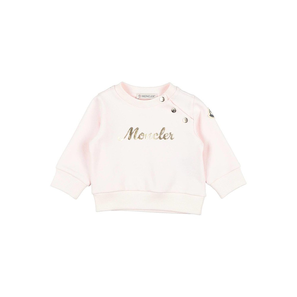 潮奢 Moncler 盟可睐 婴儿 卫衣童装 pink粉色 舒适时尚