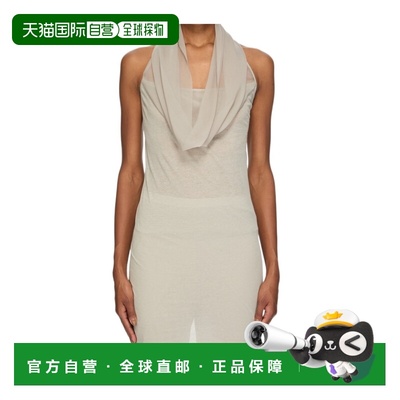 香港直邮RICK OWENS 女士连衣裙 RP01F6105UCS08 SS2026 米白色
