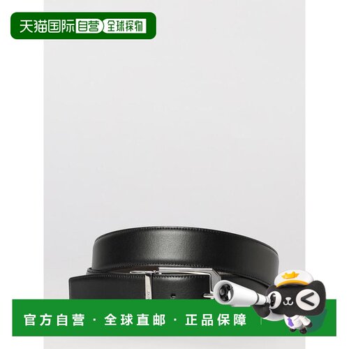 香港直邮Z ZEGNA 男士腰带 B011PZLHVICNTM SS2026 黑色 双面搭扣
