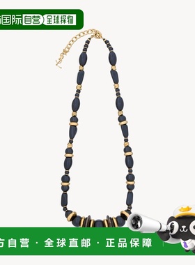 自营欧洲直邮YSL圣罗兰 女士灰色/黑色/金色黑玛瑙可调节弹簧扣大