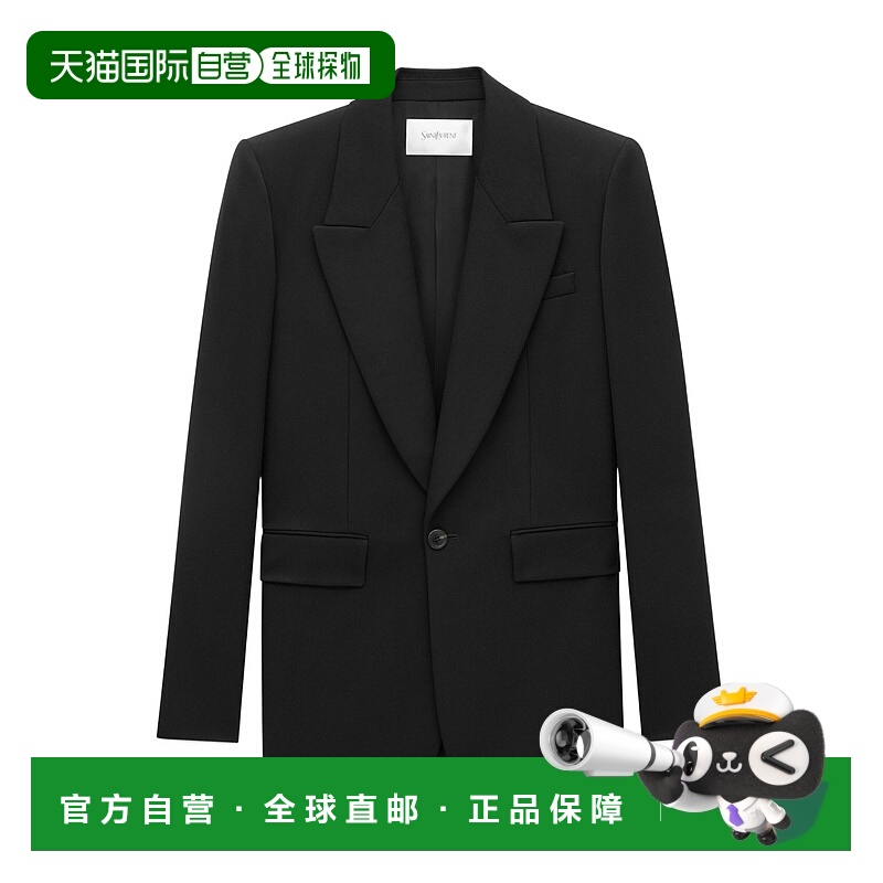 香港直邮Saint Laurent 长袖羊毛西装外套 807320Y7E63