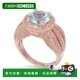 Suzy 蓝色 Levian 5.23 自营 蓝色托帕石戒指 纯银 TCW 美国奥