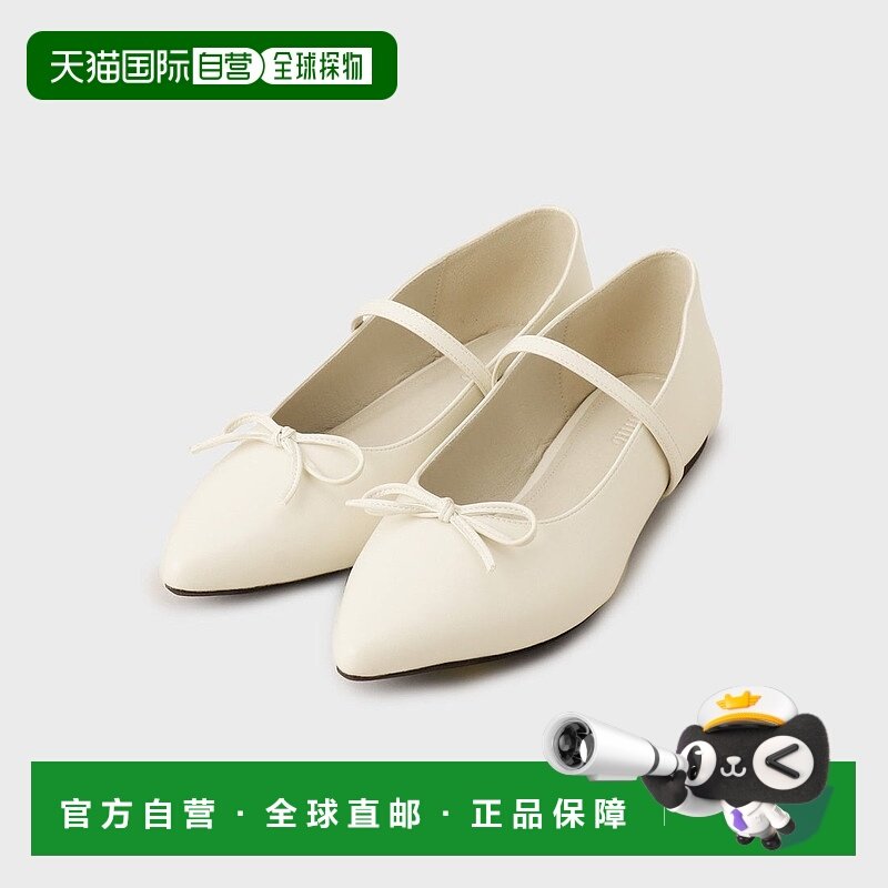 日本直邮UNTITLED 轻便软质平底鞋 UN1285BW070332 黑色