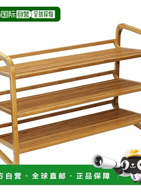 自营Oceanstar 3 层竹鞋架 - 棕色 【美国奥莱】直发