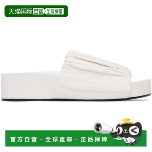 吉尔 桑达 女士 香港直邮潮奢 Oversized Sander 白色 Ruched Jil