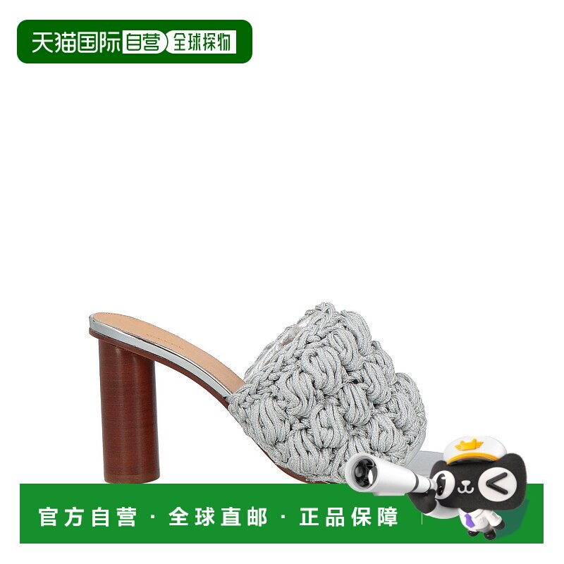 1h可退 香港直邮J.W. Anderson 女士 凉鞋 metal金属色 舒适时尚