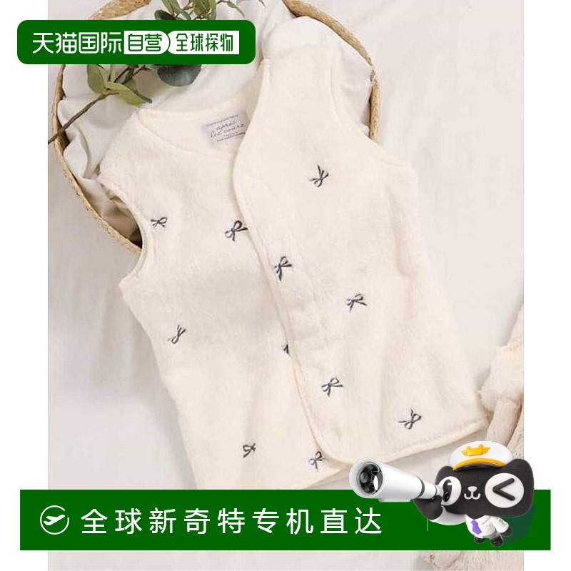 日本直邮apres les cours 图案刺绣绒面睡鞋 居家服/睡衣
