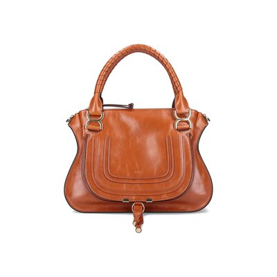 CHLOÉ 女士斜挎包 C24AS660N5726M CO 棕色 MARCIE徽标单肩包