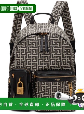 1h可退 香港直邮Balmain 巴尔曼 男士 黑色 & 米色 Pulse Monogra