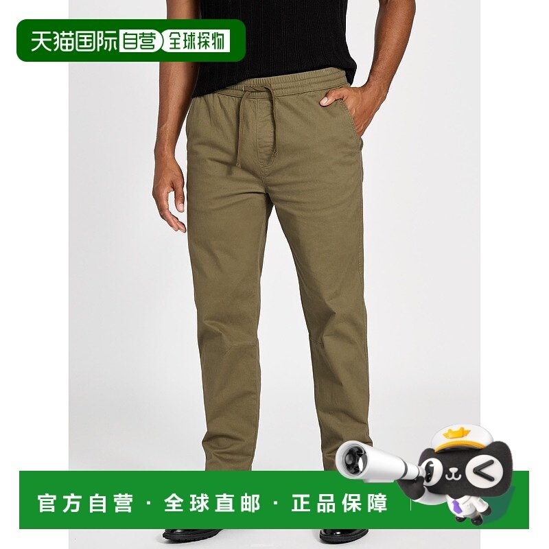 自营guessKyle Drawstring Pant - dusty sage 美国奥莱直发卫裤