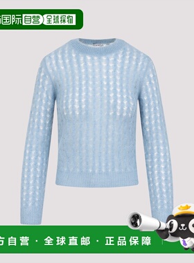 香港直邮LOEWE 女士针织毛衣 S540Y14KG75140 SS2025 蓝色