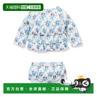 蓝色 Jack再生花护乳2件泳衣 美国奥莱直发 and 自营Janie