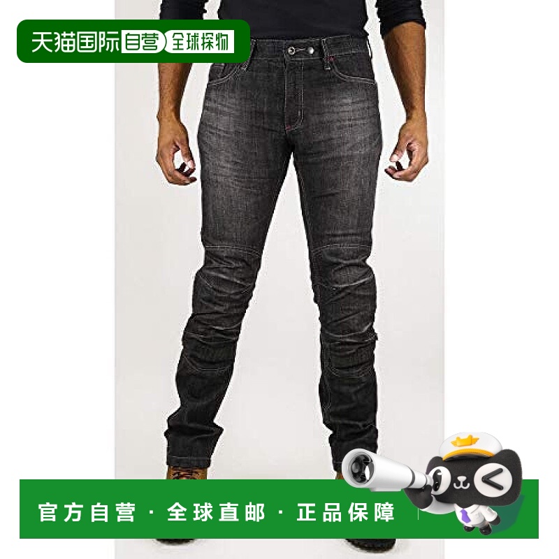 【日本直邮】KOMINE小峰骑行牛仔裤 黑色 XL WJ-737S