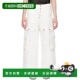 香港直邮潮奢 white 白色 Logo off 裤 工装 1h可退 男士 OMY
