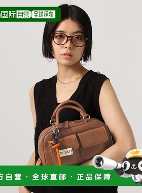 1h可退 日本直邮BAYFLOW 女士双口袋复古风手提包 499712