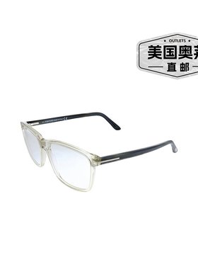 自营Tom Ford FT 5479B 020 56mm 中性矩形眼镜 56mm - 透明灰色