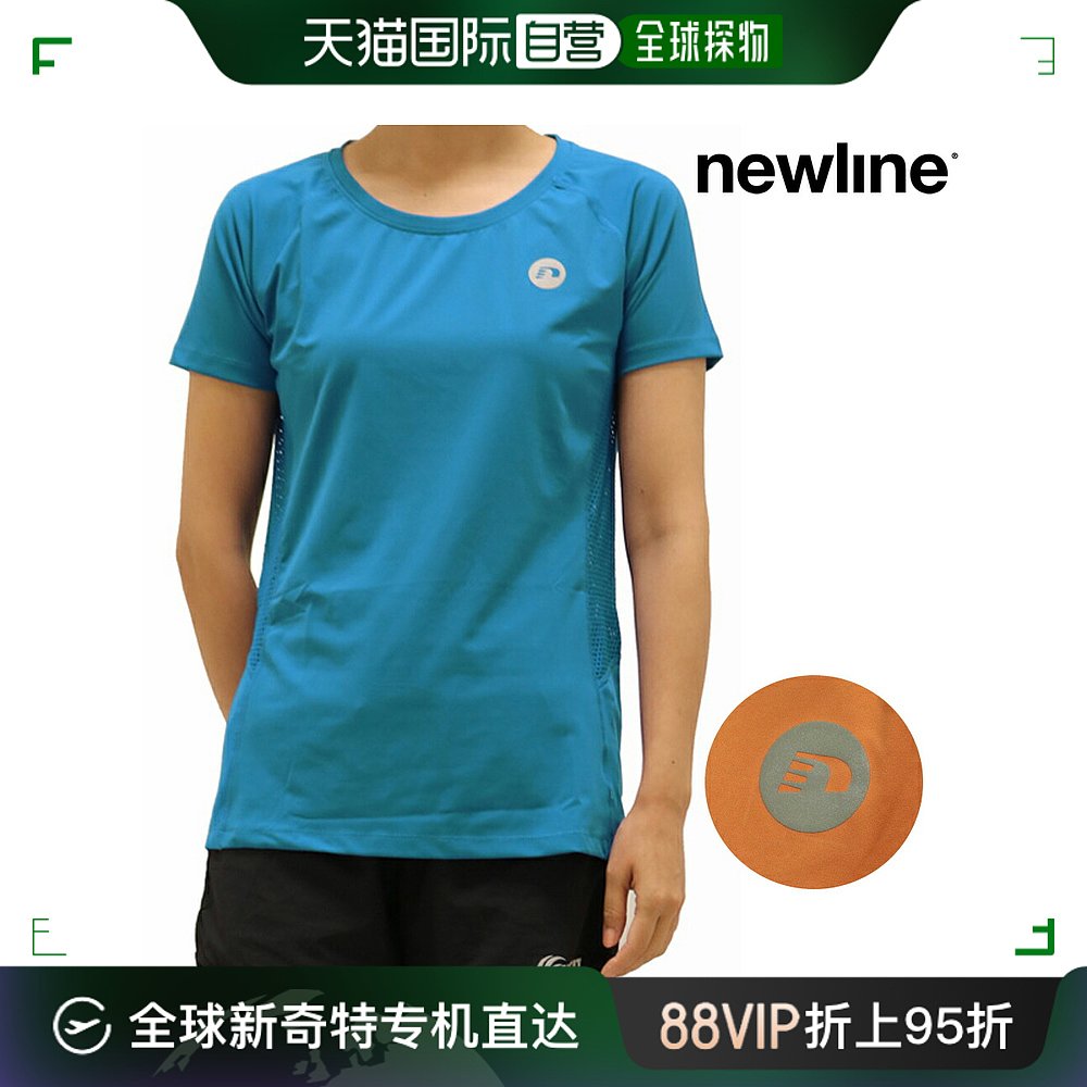 日本直邮衬衫跑步T恤女春夏运动健身服Newline换行RUNNING TEE 5