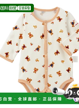 日潮跑腿Mikihouse 儿童家居服连体衣 (09) Beige 70cm40-1510-14