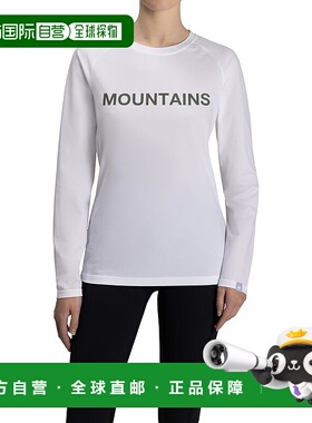 【日本直邮】猛犸象 印花长袖T 恤 女款 1016-01040 白色户外