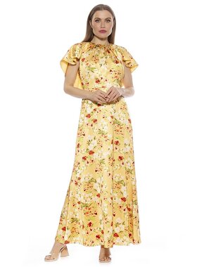 alexia admor【美国奥莱】直发 Danica 连衣裙 - 黄色花卉