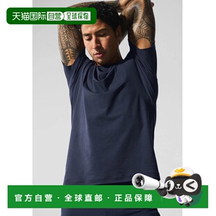 加拿大直邮AlO YOGA男士CONQUER REFORM圆领速干短袖T恤日常健身