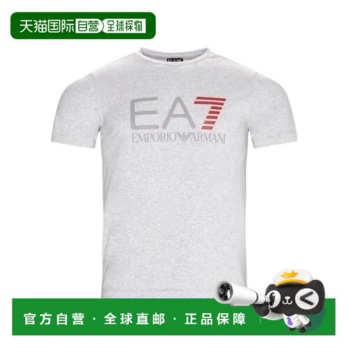 香港直邮EA7 EMPORIO ARMANI 男士T恤 6YPT81PJ20ZGREY阿玛尼男装