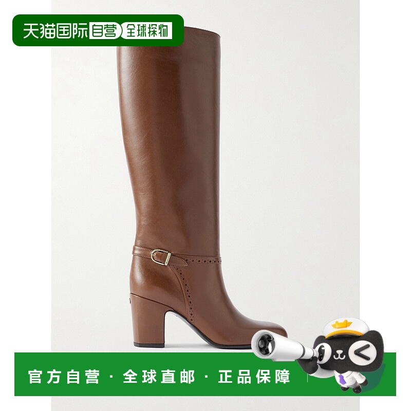 1h可退 香港直邮潮奢 Bally 巴利 女士 Enilda 搭扣装饰穿孔皮质